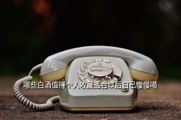 哪些白酒值得個人收藏適合以后自己慢慢喝