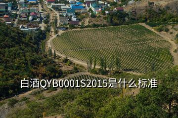 白酒QYB0001S2015是什么標(biāo)準(zhǔn)