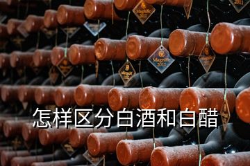 怎樣區(qū)分白酒和白醋