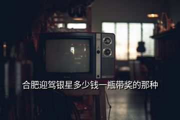 合肥迎駕銀星多少錢一瓶帶獎的那種