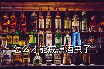 怎么才能戒掉酒蟲子