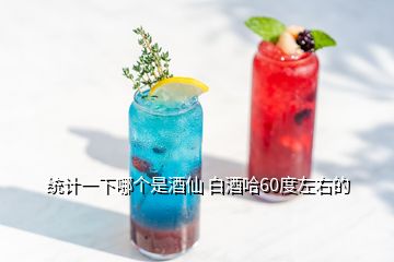 統(tǒng)計一下哪個是酒仙 白酒哈60度左右的