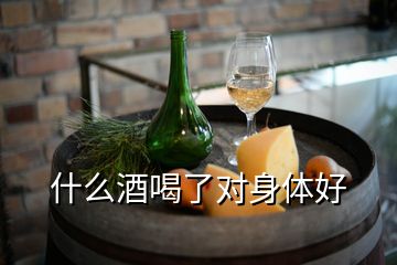 什么酒喝了對身體好