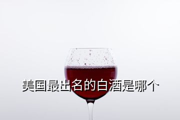 美國最出名的白酒是哪個(gè)