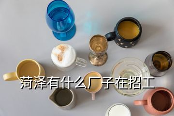 菏澤有什么廠子在招工