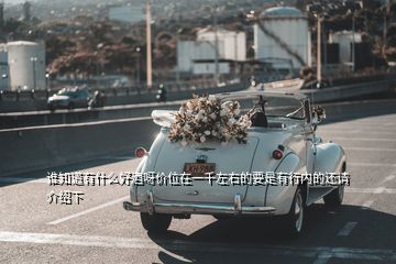 誰知道有什么好酒呀價位在一千左右的要是有行內(nèi)的還請介紹下