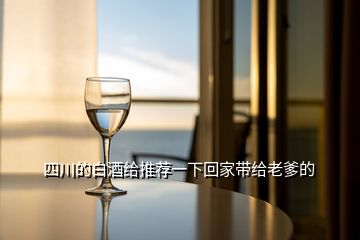 四川的白酒給推薦一下回家?guī)Ыo老爹的