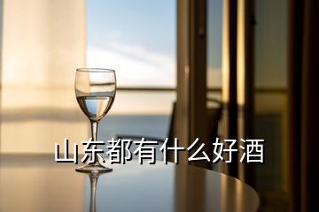 山東都有什么好酒