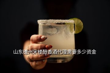 山東德州宋樓醇香酒代理需要多少資金