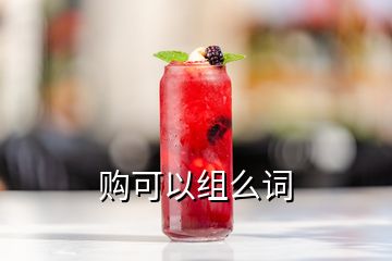 購可以組么詞