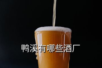 鴨溪有哪些酒廠