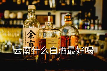 云南什么白酒最好喝