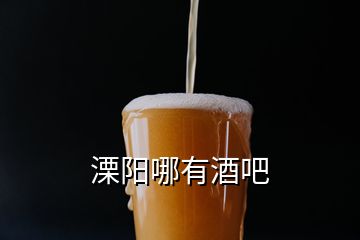 溧陽哪有酒吧