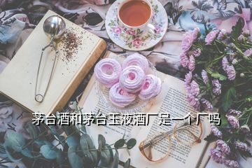 茅臺(tái)酒和茅臺(tái)玉液酒廠是一個(gè)廠嗎