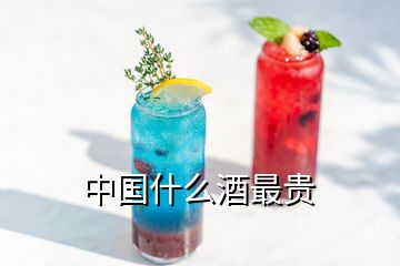 中國(guó)什么酒最貴