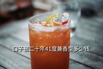 口子窖二十年41度兼香型多少錢