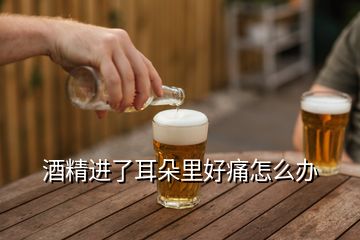 酒精進(jìn)了耳朵里好痛怎么辦