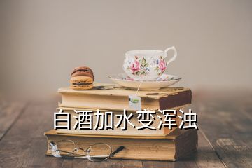 白酒加水變渾濁