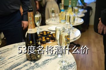 53度名將酒什么價