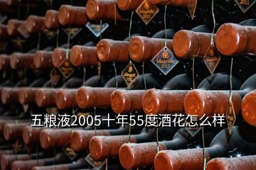 五糧液2005十年55度酒花怎么樣