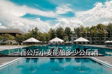 一百公斤小麥能釀多少公斤酒