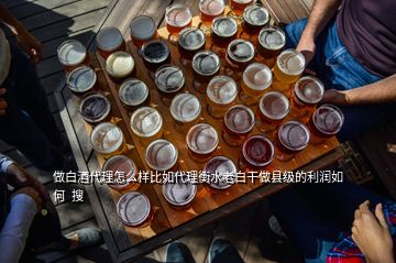 做白酒代理怎么樣比如代理衡水老白干做縣級的利潤如何  搜