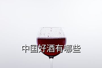 中國好酒有哪些