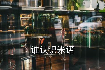 誰(shuí)認(rèn)識(shí)米諾