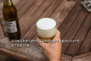 宋河老總朱景升為什么工資到現在都不發(fā)是為什么4個月的了還有2天就