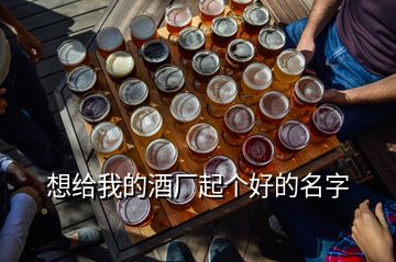 想給我的酒廠起個好的名字