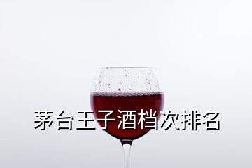 茅臺王子酒檔次排名