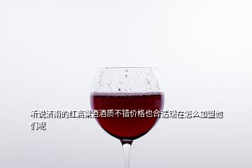 聽說濟(jì)南的紅高粱酒酒質(zhì)不錯價格也合適現(xiàn)在怎么加盟他們呢