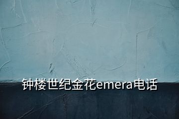 鐘樓世紀(jì)金花emera電話