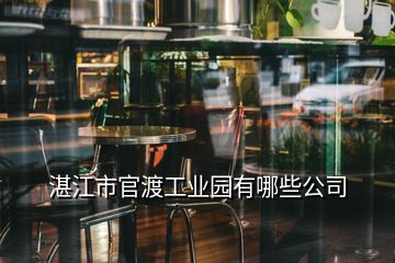 湛江市官渡工業(yè)園有哪些公司