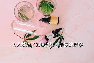 大人發(fā)燒了39度怎樣才能快速退燒