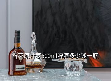 雪花原汁麥500ml啤酒多少錢一瓶