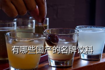 有哪些國(guó)產(chǎn)的名牌飲料