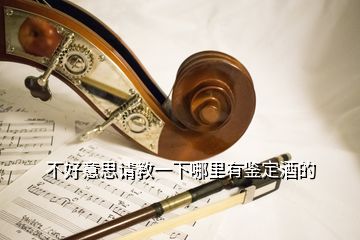 不好意思請(qǐng)教一下哪里有鑒定酒的