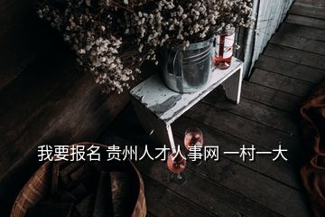 我要報(bào)名 貴州人才人事網(wǎng) 一村一大