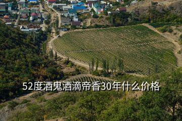 52度酒鬼酒滴帝香30年什么價(jià)格