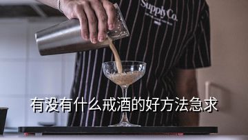 有沒(méi)有什么戒酒的好方法急求