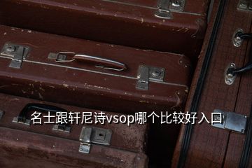 名士跟軒尼詩(shī)vsop哪個(gè)比較好入口