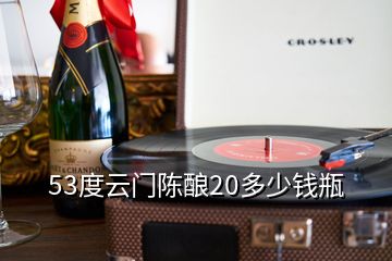 53度云門陳釀20多少錢瓶