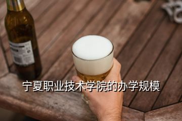 寧夏職業(yè)技術學院的辦學規(guī)模