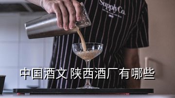 中國(guó)酒文 陜西酒廠有哪些