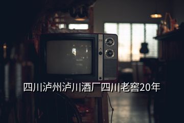 四川瀘州瀘川酒廠四川老窖20年