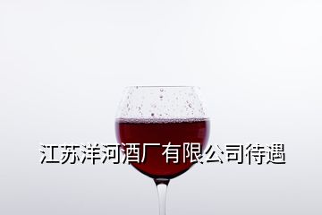 江蘇洋河酒廠有限公司待遇