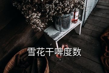 雪花干啤度數(shù)