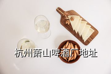 杭州蕭山啤酒廠地址