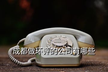 成都做環(huán)評(píng)的公司有哪些